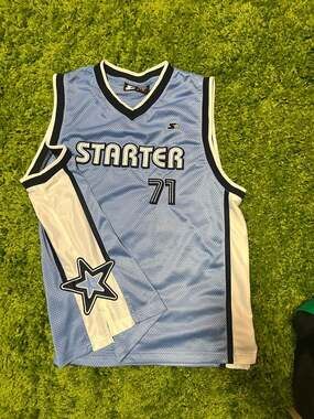 Vintage Starter Mesh Basketball Jersey Large